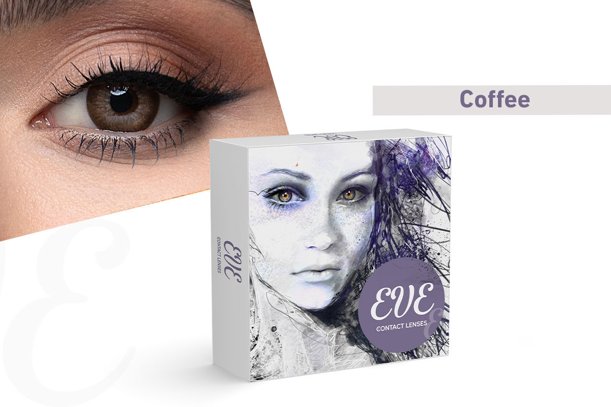 EVE LENSES MONTHLY BROWN COFFEE - Life Care Apotek