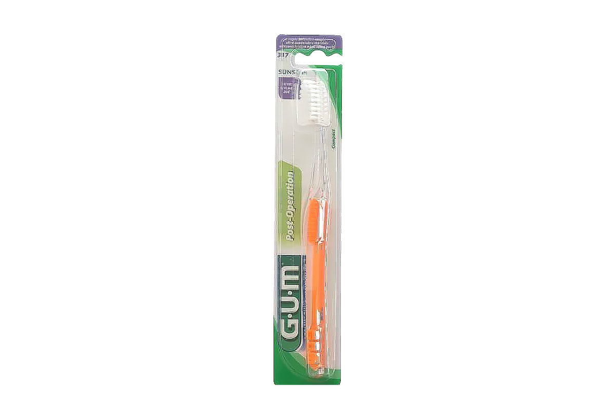 GUM POST OPERATION SUPER SOFT TOOTHBRUSH COLOR GREEN 317 - Life Care Apotek