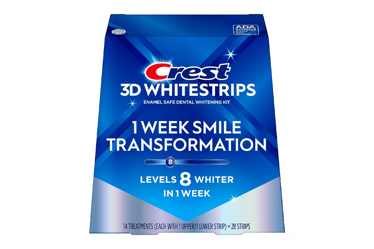 CREST 3D WHITESTRIPS DENTAL WHITENING KIT 28 STRIPS - Life Care Apotek