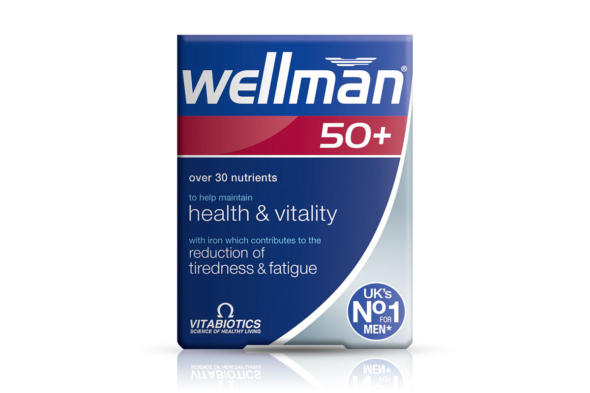 VITABIOTICS WELLMAN 50 PLUS 30 TABLETS - Life Care Apotek