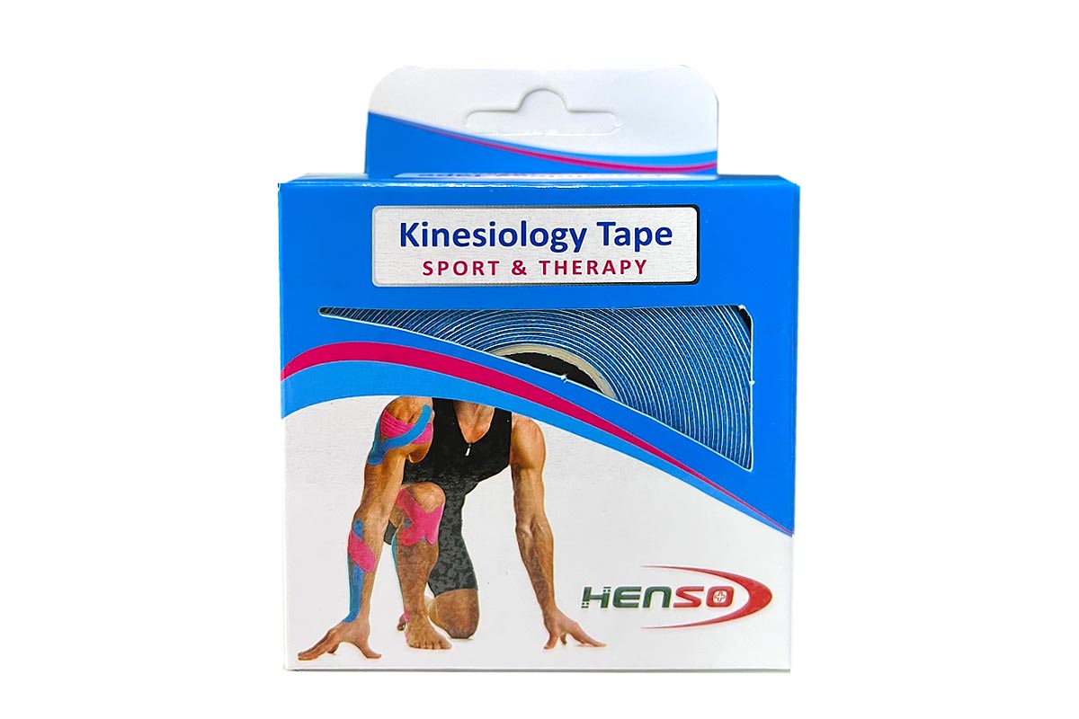 HENSO KINESIOLOGY TAPE ROLL COLOR BLUE 5 CM X 5 M - Life Care Apotek