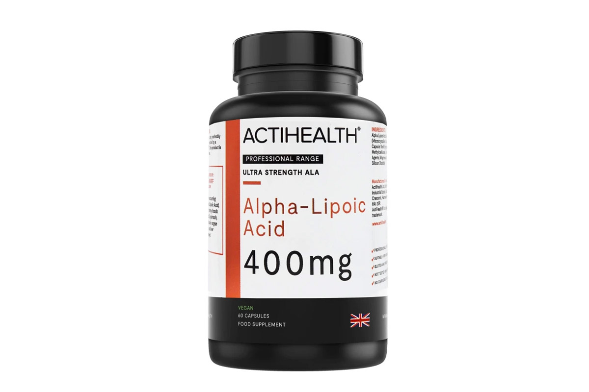 ACTIHEALTH ALPHA LIPOIC ACID 400 MG 60 CAPSULES - Life Care Apotek