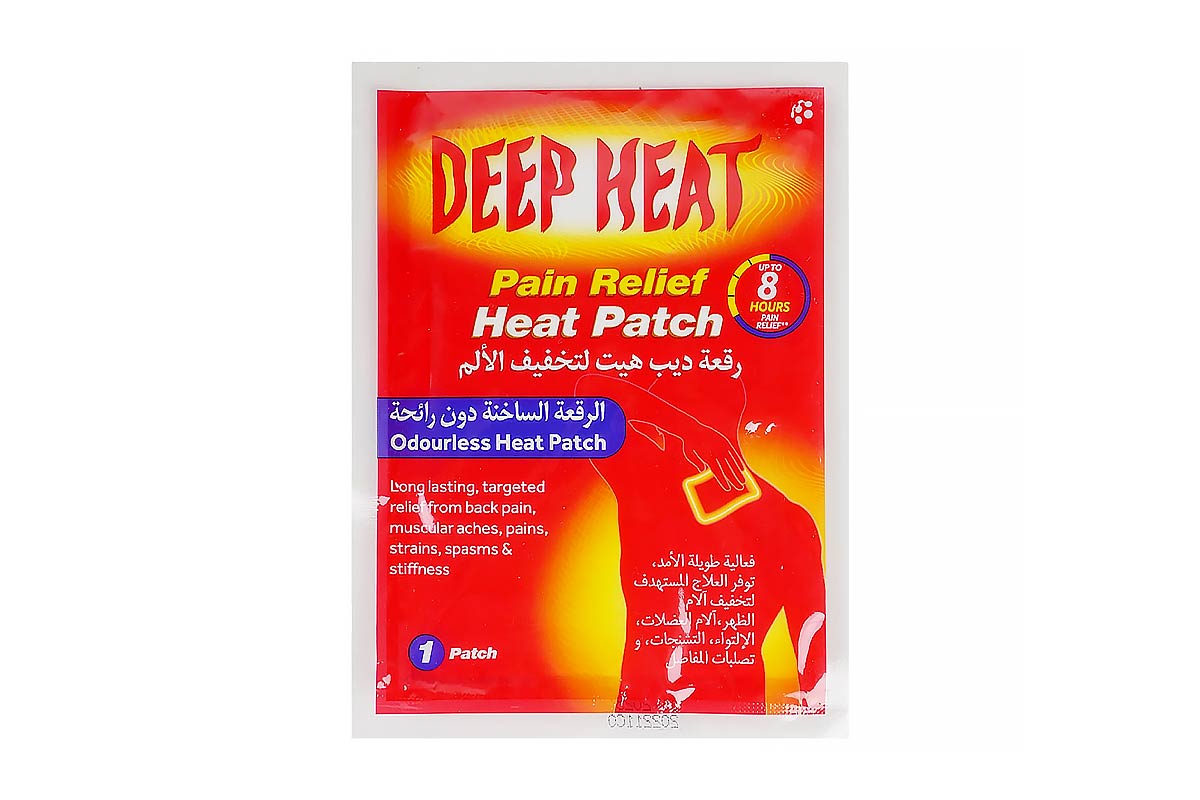 DEEP HEAT PAIN RELIEF PATCH 1 PIECE - Life Care Apotek