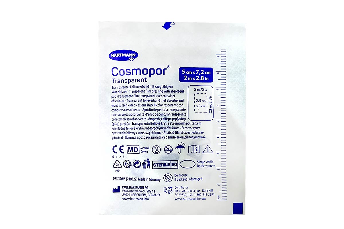 HARTMANN COSMOPOR TRANSPARENT 5X7.2 CM 5 PIECE - Life Care Apotek