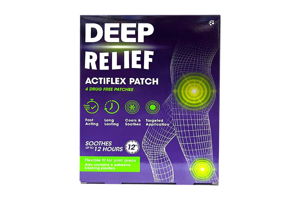 DEEP RELIEF ACTIFLEX PATCH 4 PATCHES - Life Care Apotek