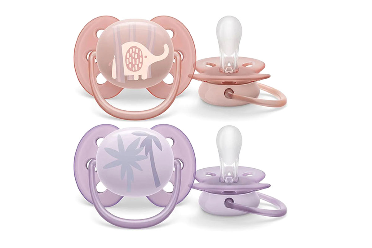 PHILIPS AVENT ULTRA SOFT SOOTHER COLOR PURPLE FROM 0 TO 6 MONTH GIRL - Life Care Apotek