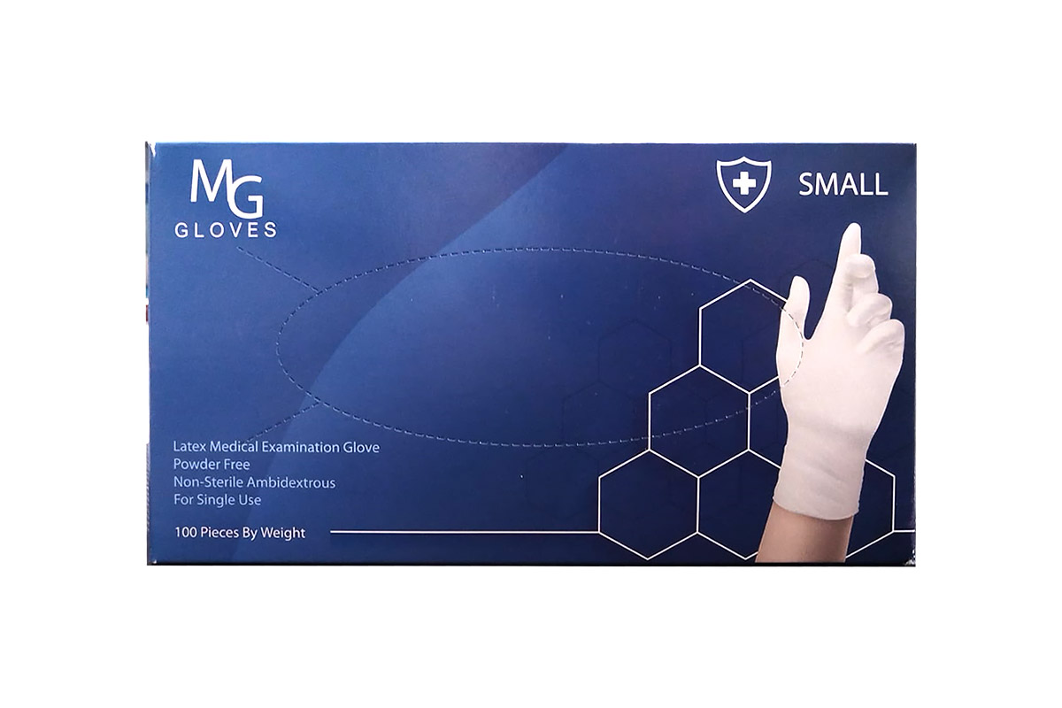 FADOMED MG LATEX MEDICAL EXAMINATION GLOVES SMALL 100 PIECES - Life Care Apotek