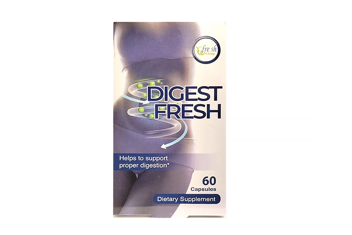 FRESH LIVING DIGEST FRESH 60 CAPSULES - Life Care Apotek