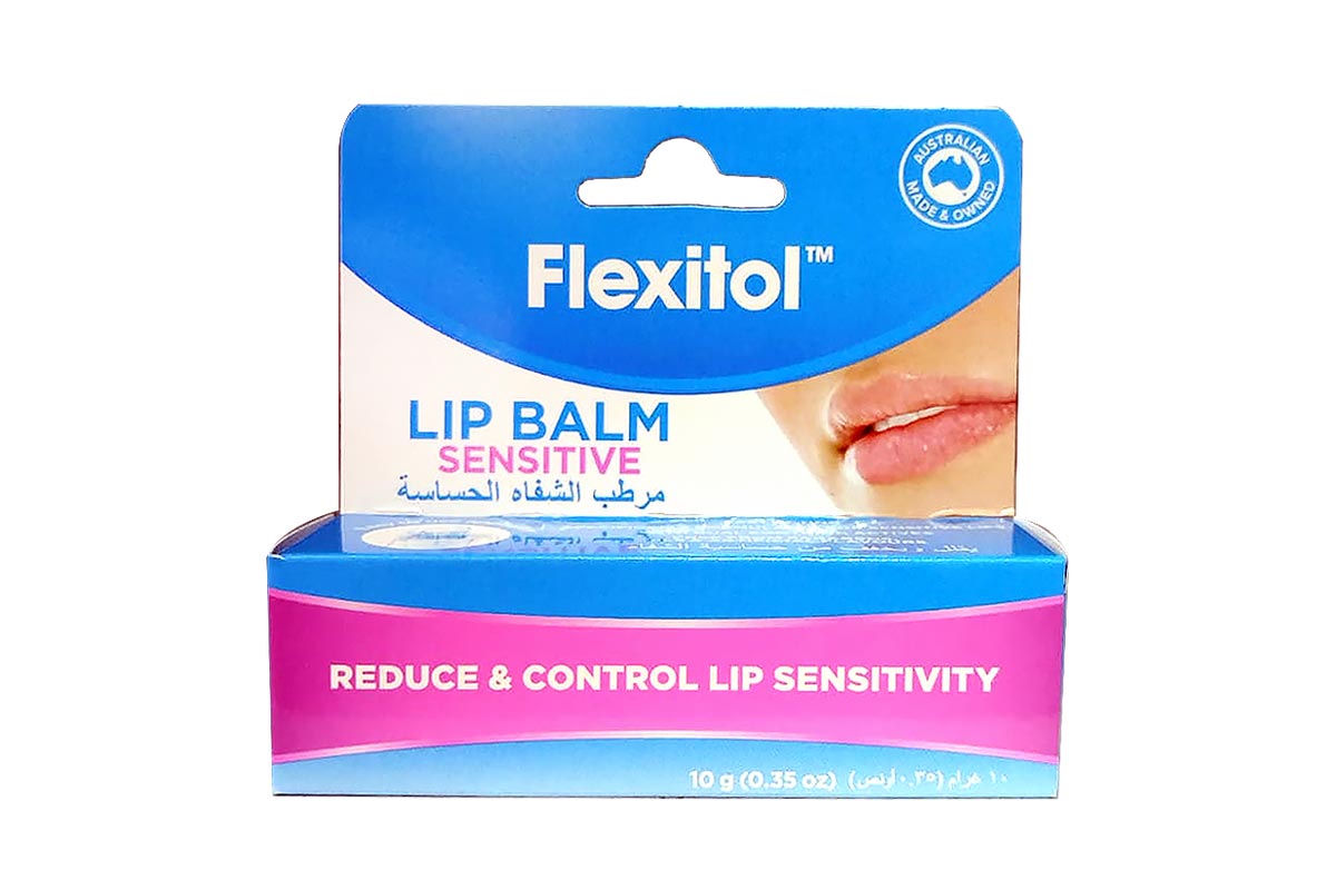 FLEXITOL LIP BALM SENSITIVE 10 GM - Life Care Apotek