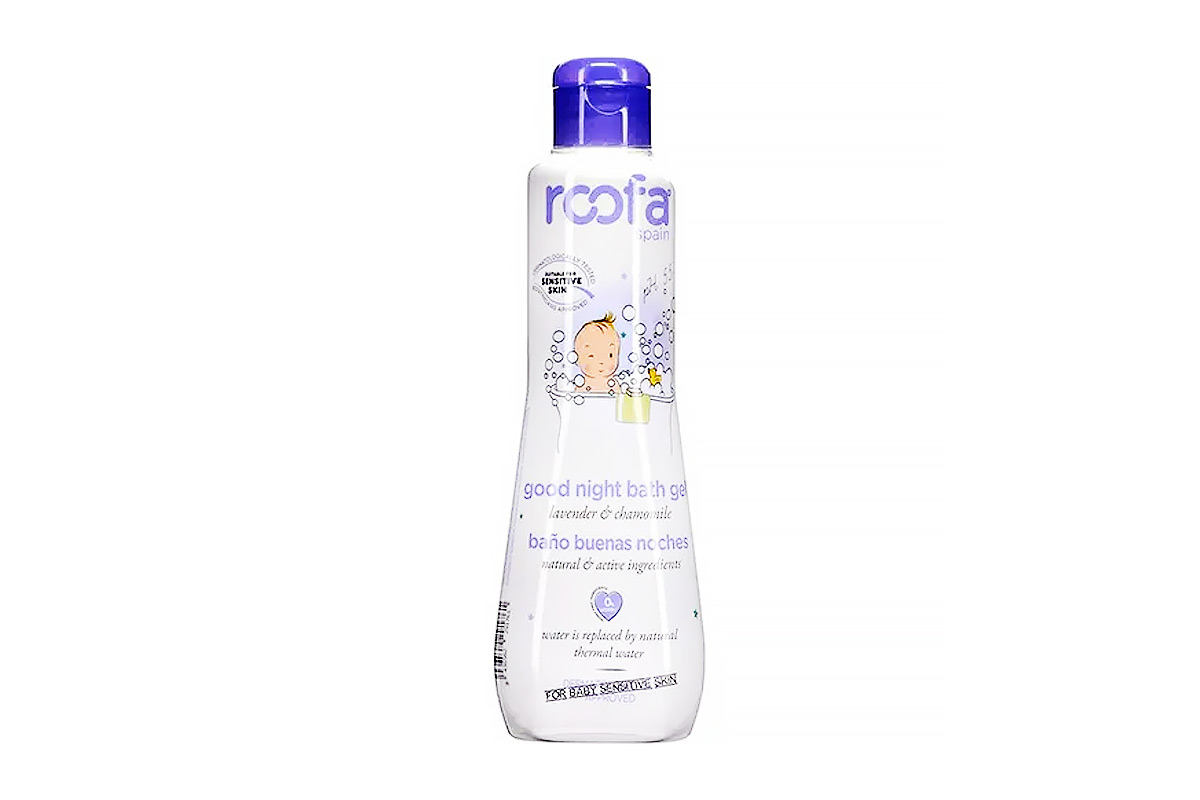 ROOFA SPAIN BABY GOOD NIGHT BATH GEL 200 ML - Life Care Apotek