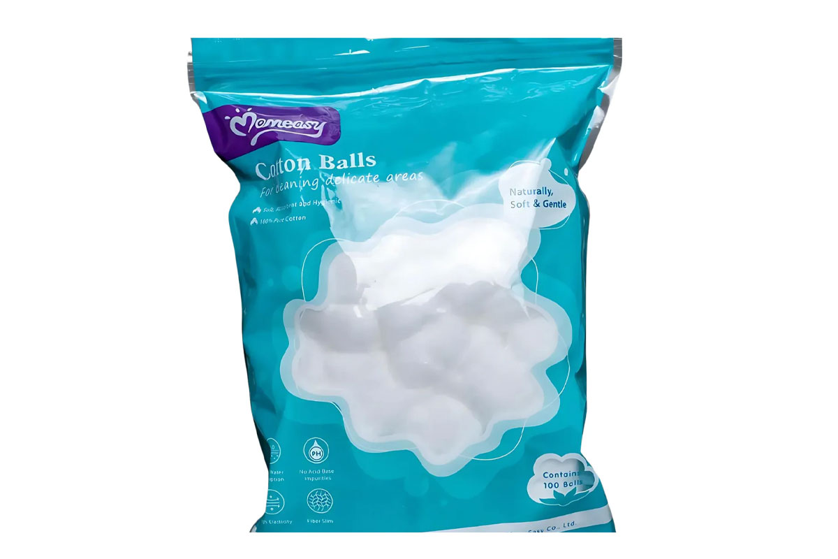 MOMEASY COTTON BALLS 100 PIECES - Life Care Apotek