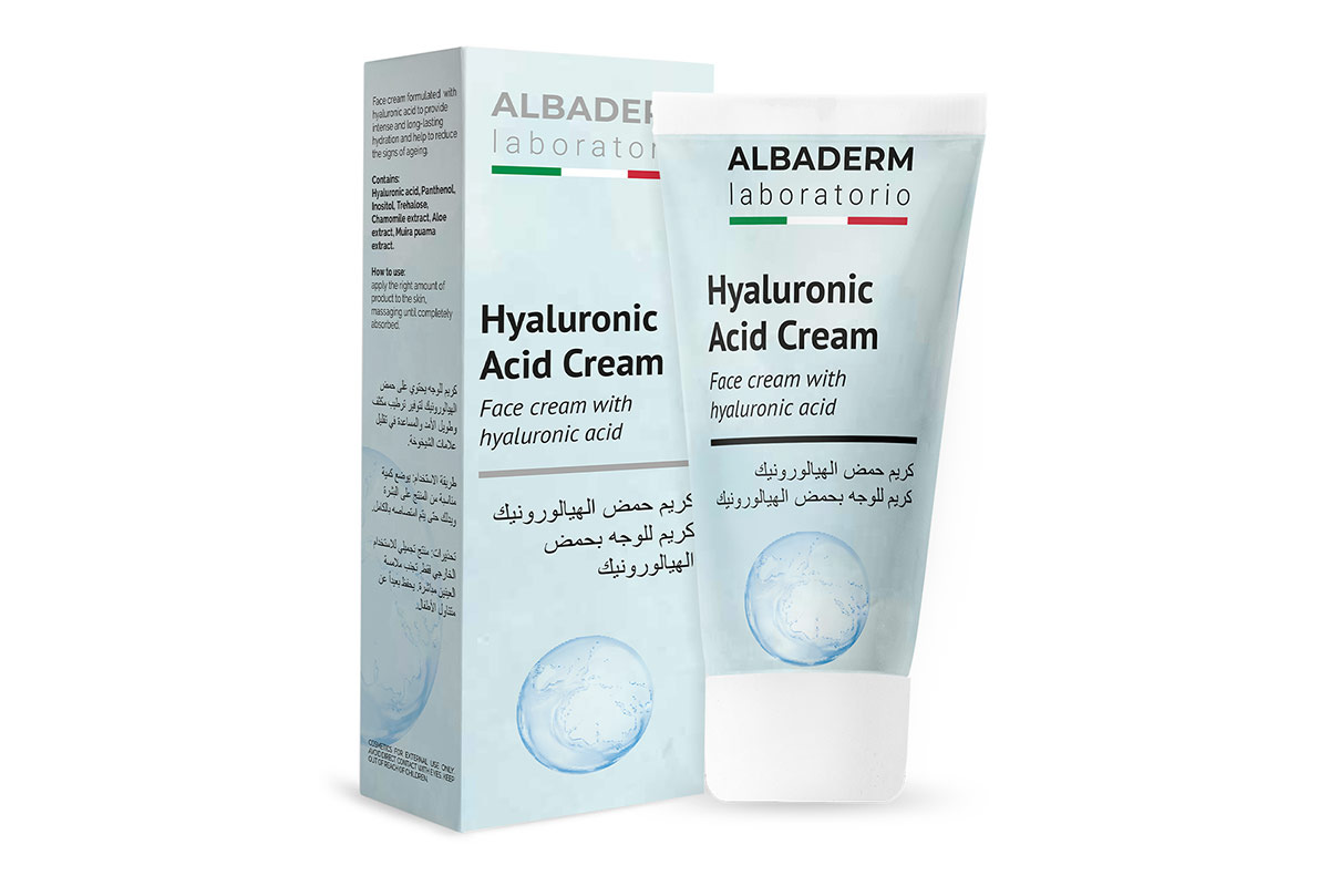 ALBADERM HYALURONIC ACID FACE CREAM 100 ML - Life Care Apotek