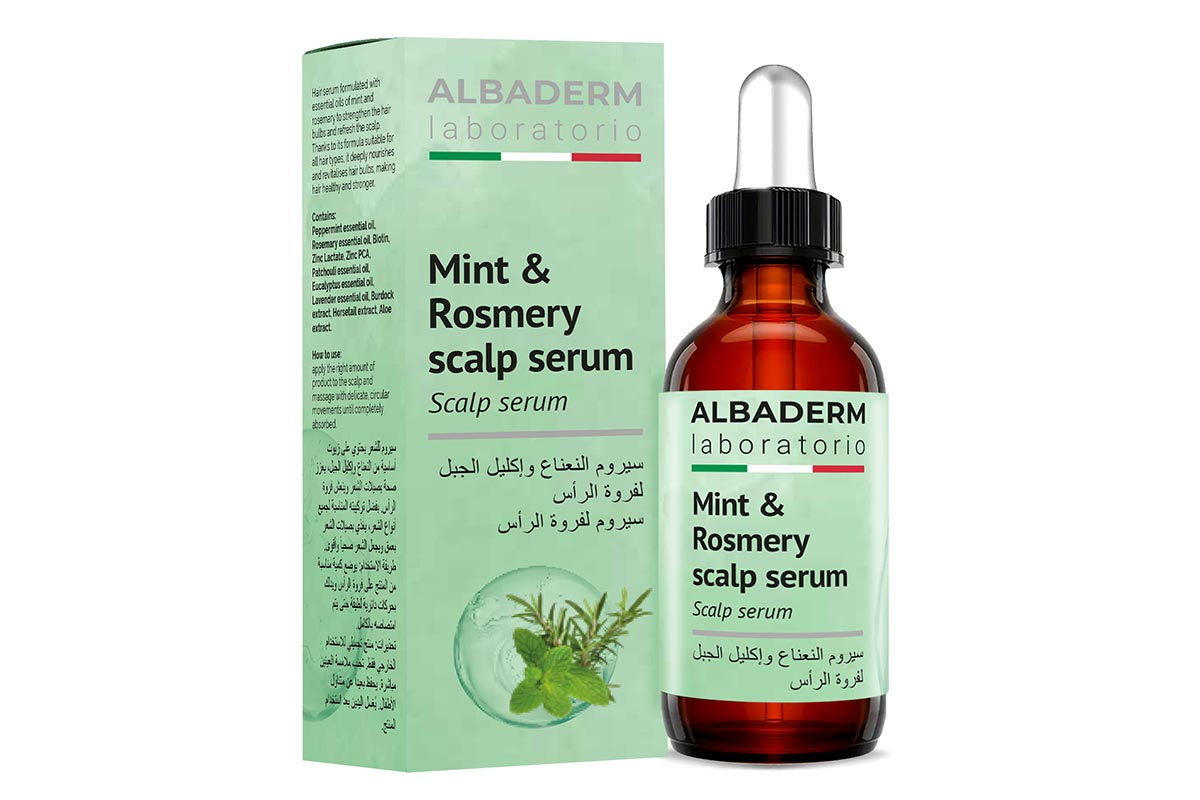ALBADERM MINT AND ROSEMARY SCALP SERUM 50 ML - Life Care Apotek