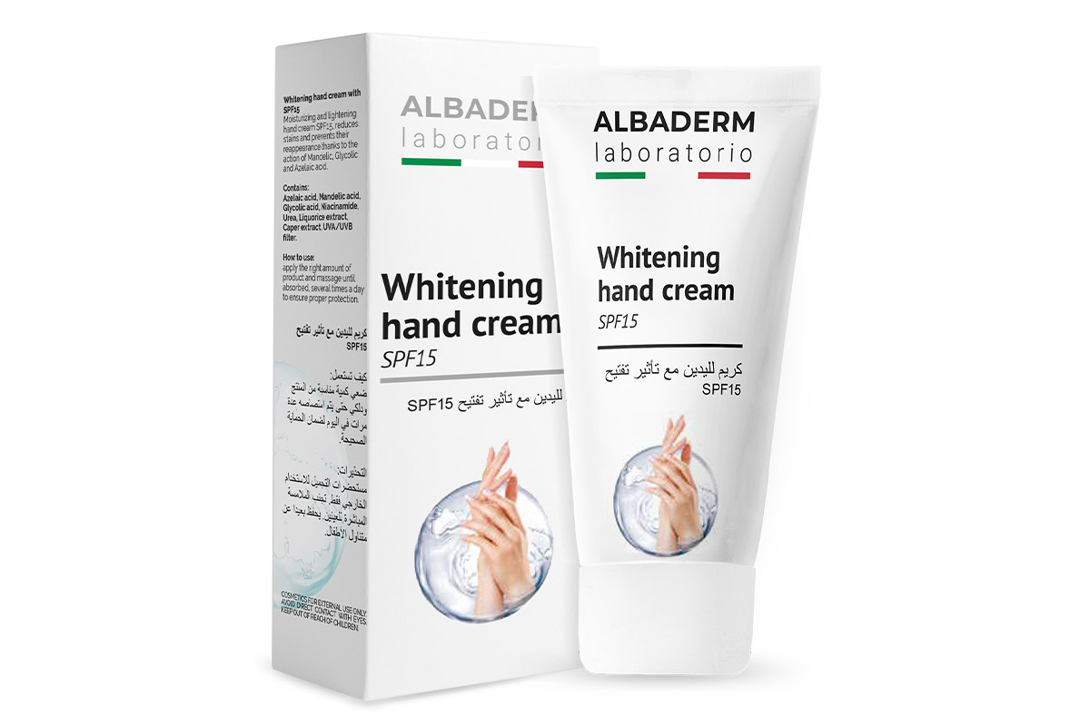 ALBADERM WHITENING HAND CREAM SPF 15 - 50 ML - Life Care Apotek
