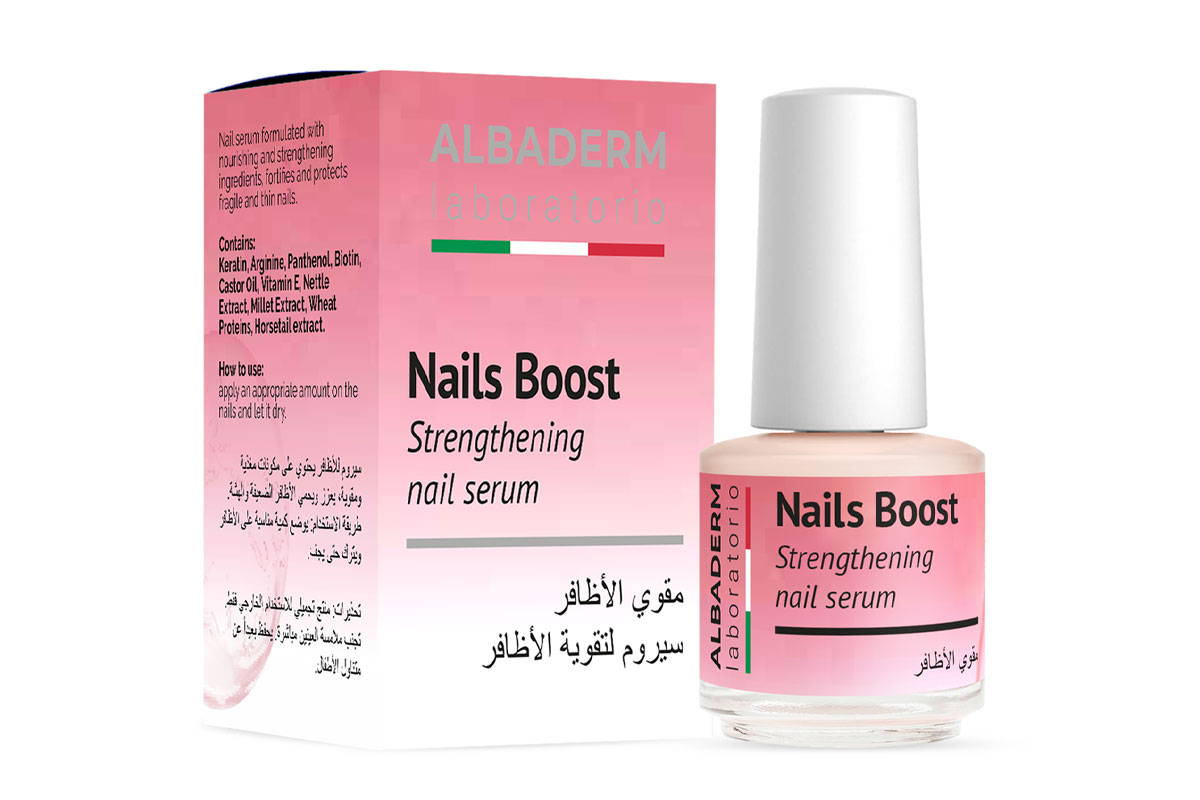 ALBADERM NAILS BOOST STRENGTHENING NAIL SERUM 5 ML - Life Care Apotek