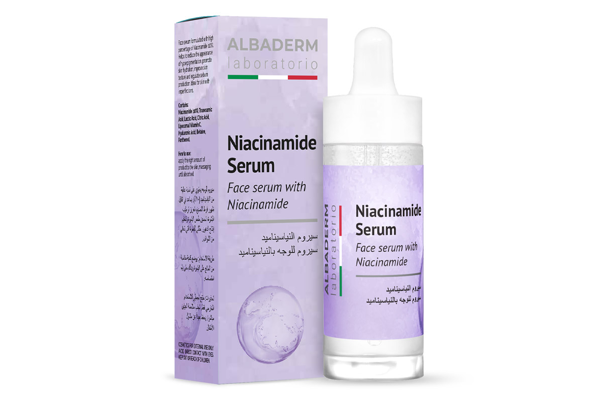 ALBADERM NIACINAMIDE FACE SERUM 30 ML - Life Care Apotek
