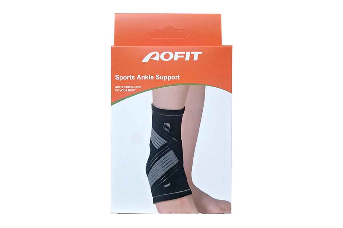 AOFIT SPORTS ANKLE SUPPORT ANTI SPRAIN AND ANKLE PROTECTION SIZE M 1 PCS - Life Care Apotek