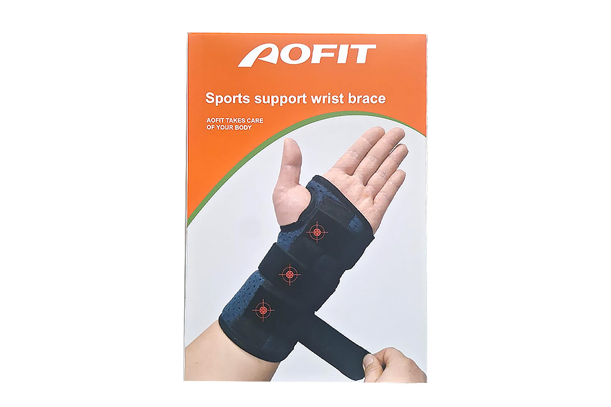 AOFIT SPORTS SUPPORT WRIST BRACE SIZE L 1 PCS - Life Care Apotek