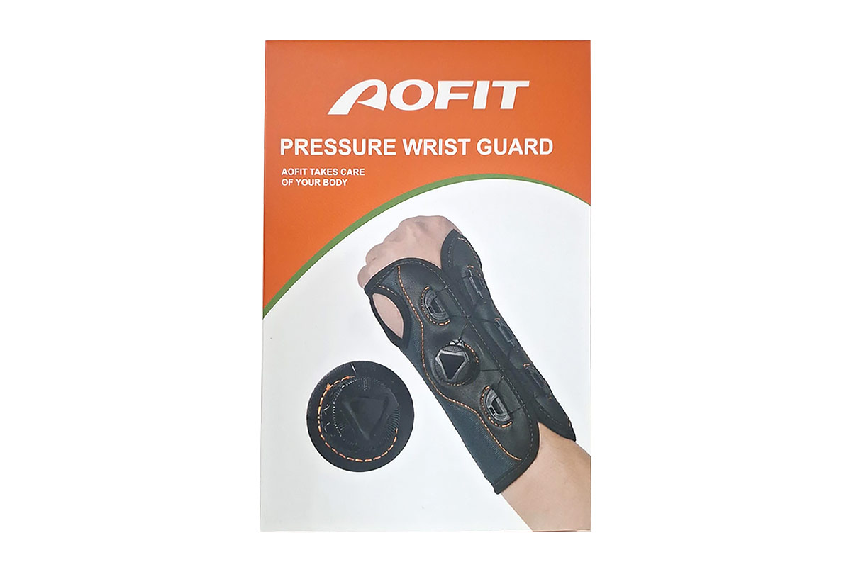 AOFIT PRESSURE WRIST GUARD FIXATION FREE SIZE BOTH HAND 1 PCS - Life Care Apotek