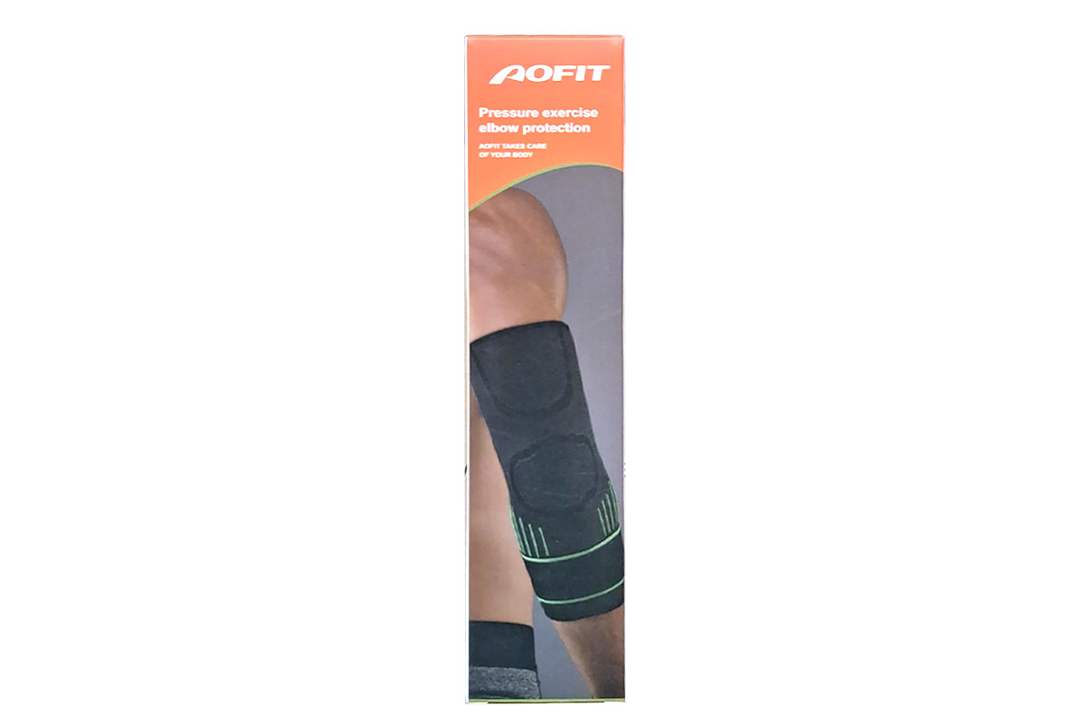 AOFIT PRESSURE EXERCISE ELBOW PROTECTION COLOR BLACK SIZE M 1 PCS - Life Care Apotek