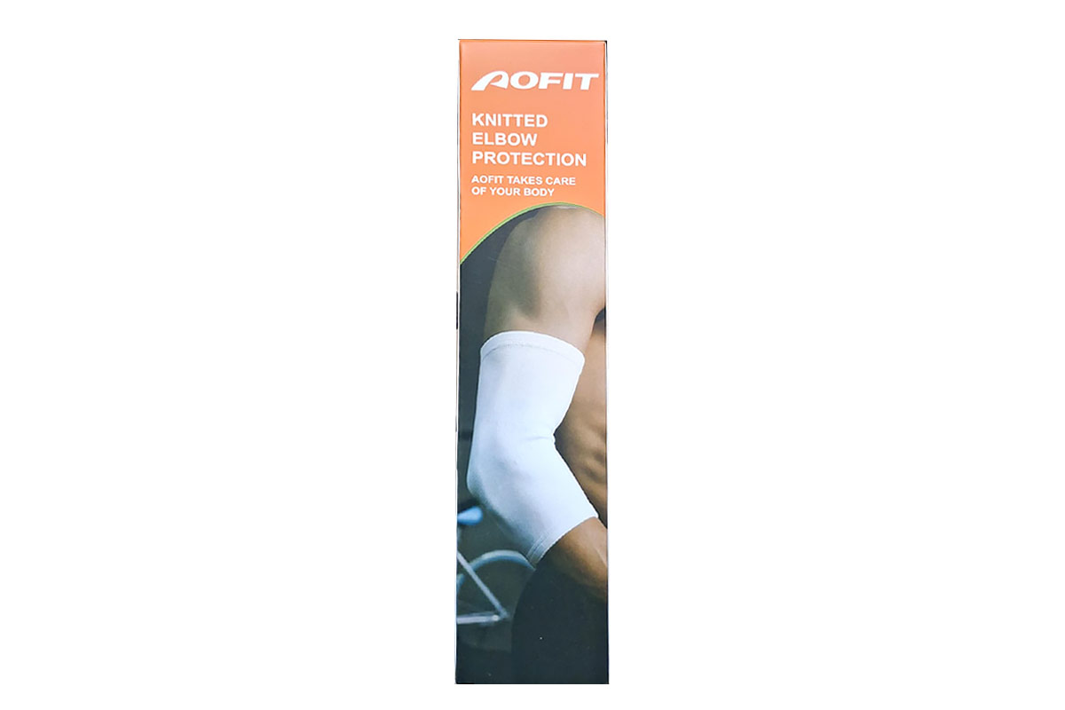 AOFIT KNITTED ELBOW PROTECTION SIZE XL COLOR WHITE 1 PCS - Life Care Apotek