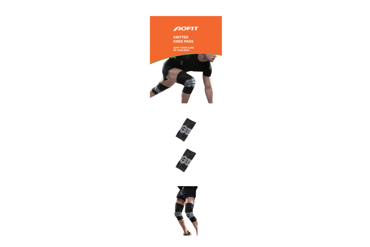 AOFIT KNITTED KNEE PADS KNEE JOINT SIZE L - Life Care Apotek