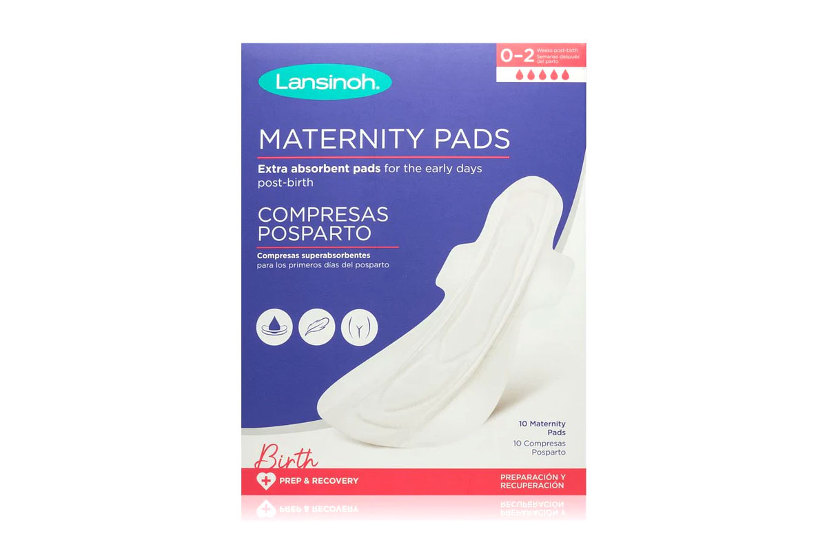 LANSINOH EXTRA ABSORBENT MATERNITY PADS 0-2 WEEKS 10 PADS - Life Care Apotek