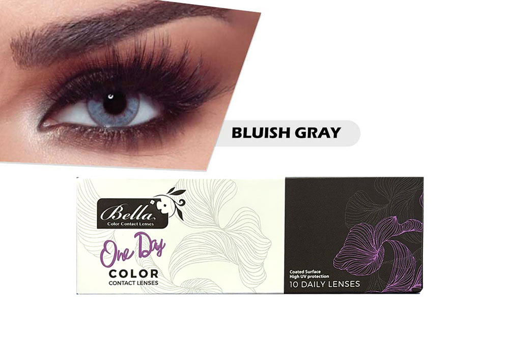BELLA ONE DAY COLOR CONTACT LENSES BLUISH GRAY 10 PCS - Life Care Apotek