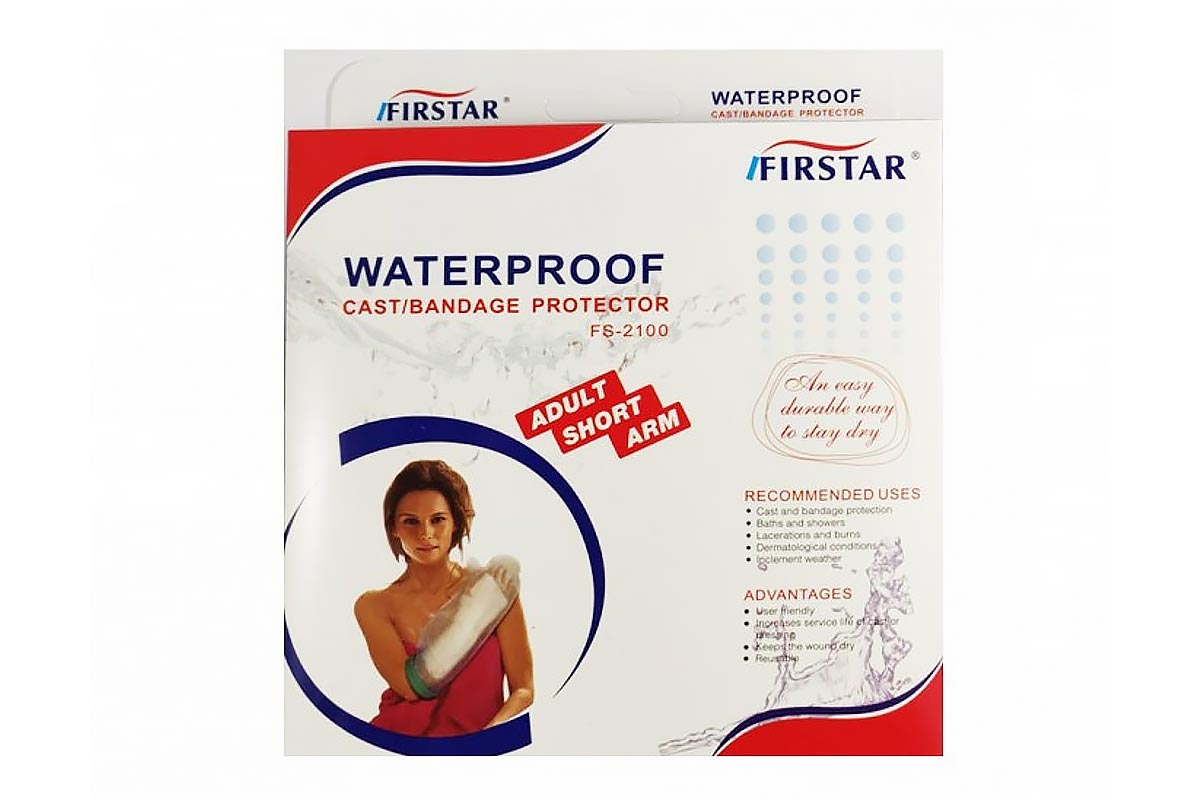 FIRSTAR WATERPROOF CAST PROTECTOR ADULT SHORT ARM FS-2100 - Life Care Apotek