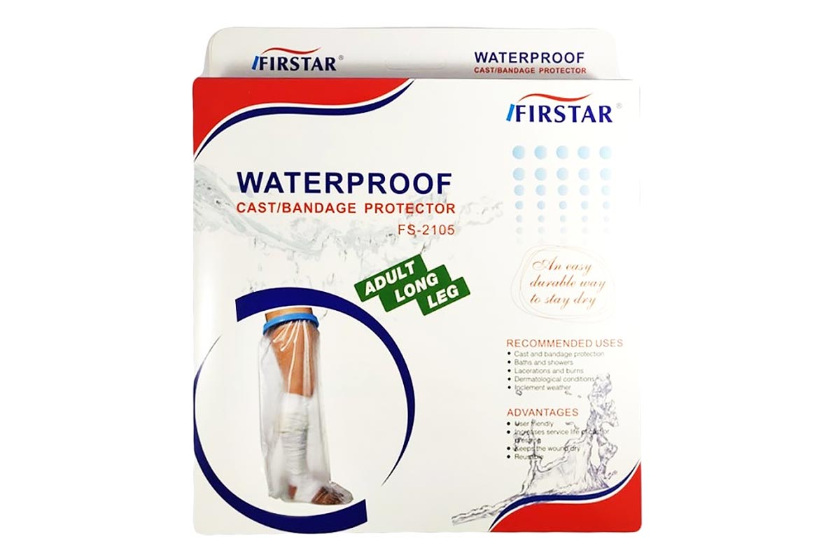 FIRSTAR WATERPROOF CAST PROTECTOR ADULT LONG LEG FS-2105 - Life Care Apotek