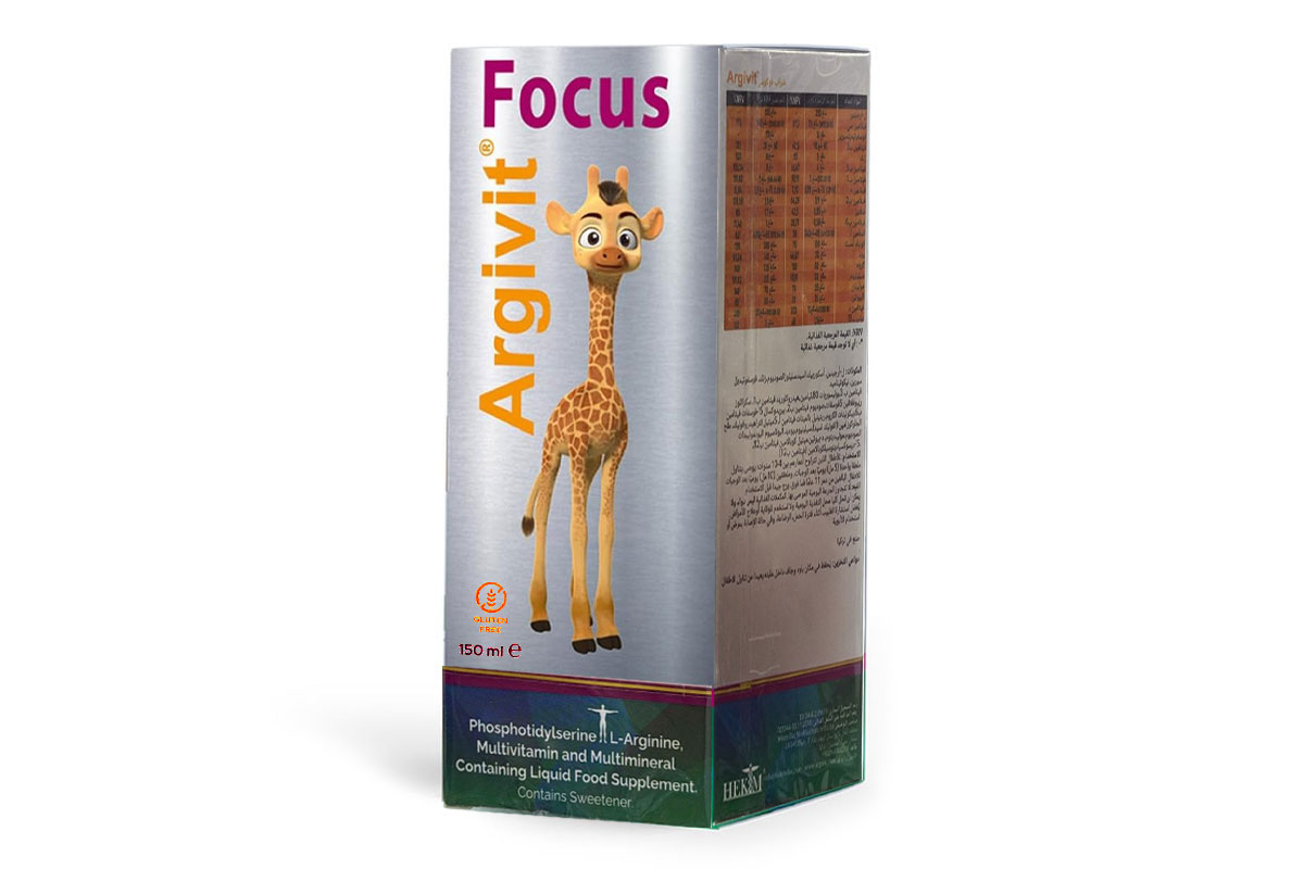 ARGIVIT FOCUS MULTIVITAMIN AND MINERALS SYRUP 150 ML - Life Care Apotek