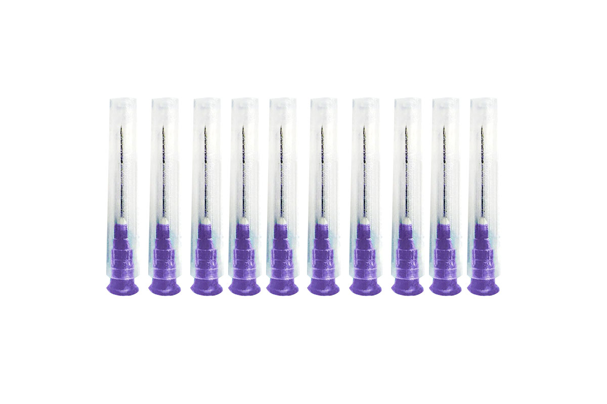 DISPOSABLE NEEDLE 24G COLOR PURPLE 10 PCS - Life Care Apotek