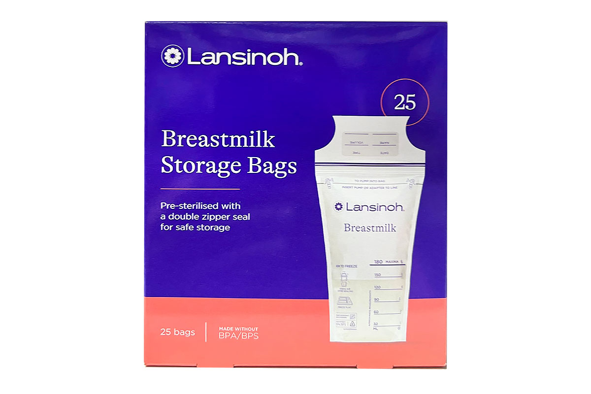LANSINOH BREAST MILK STORAGE BAGS 25 PCS - Life Care Apotek