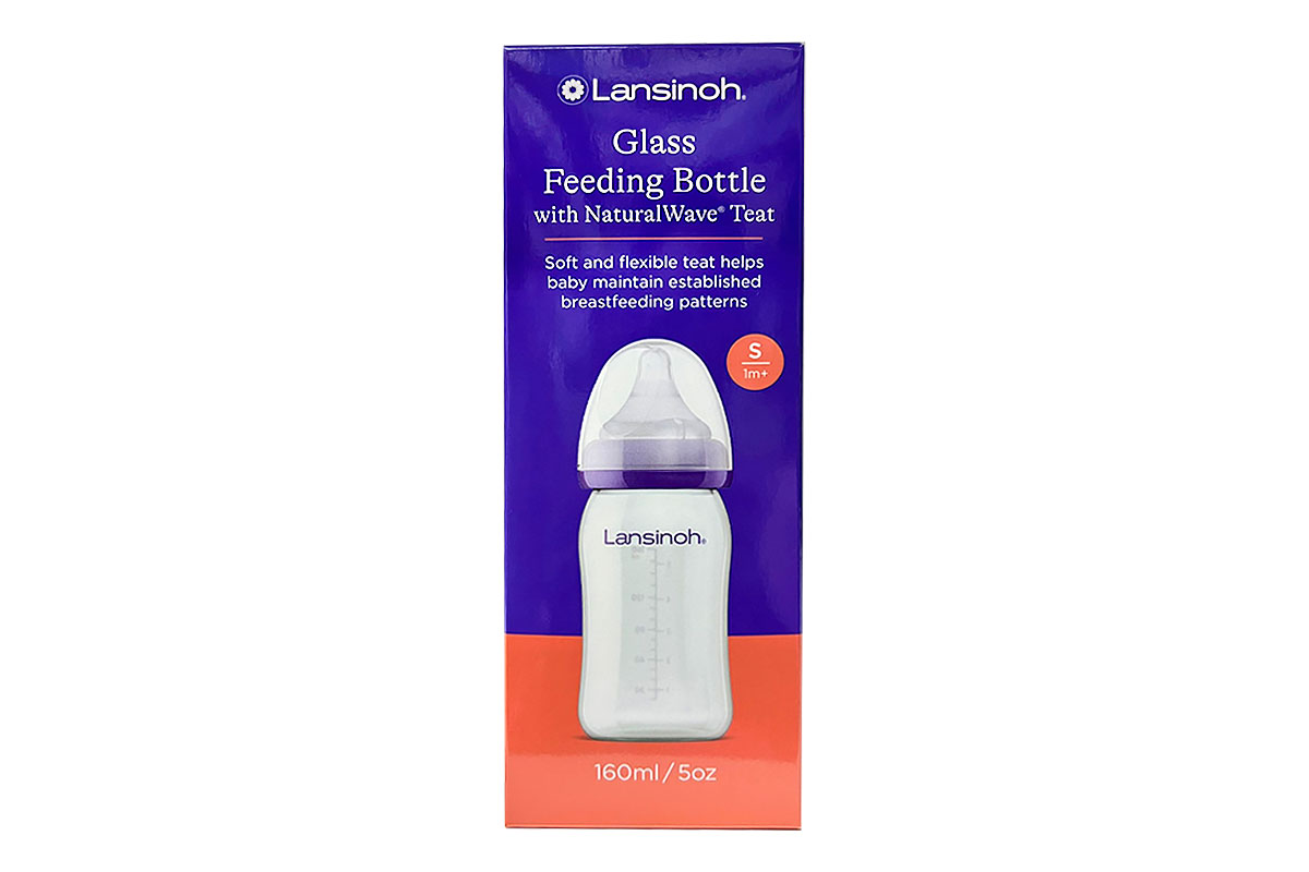 LANSINOH GLASS FEEDING BOTTLE 160 ML - Life Care Apotek