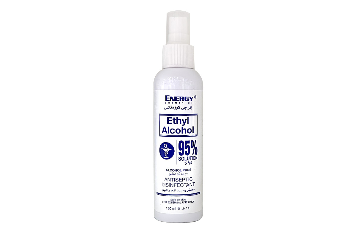 ENERGY ETHYL ALCOHOL 95% SOLUTION SPRAY 150 ML - Life Care Apotek