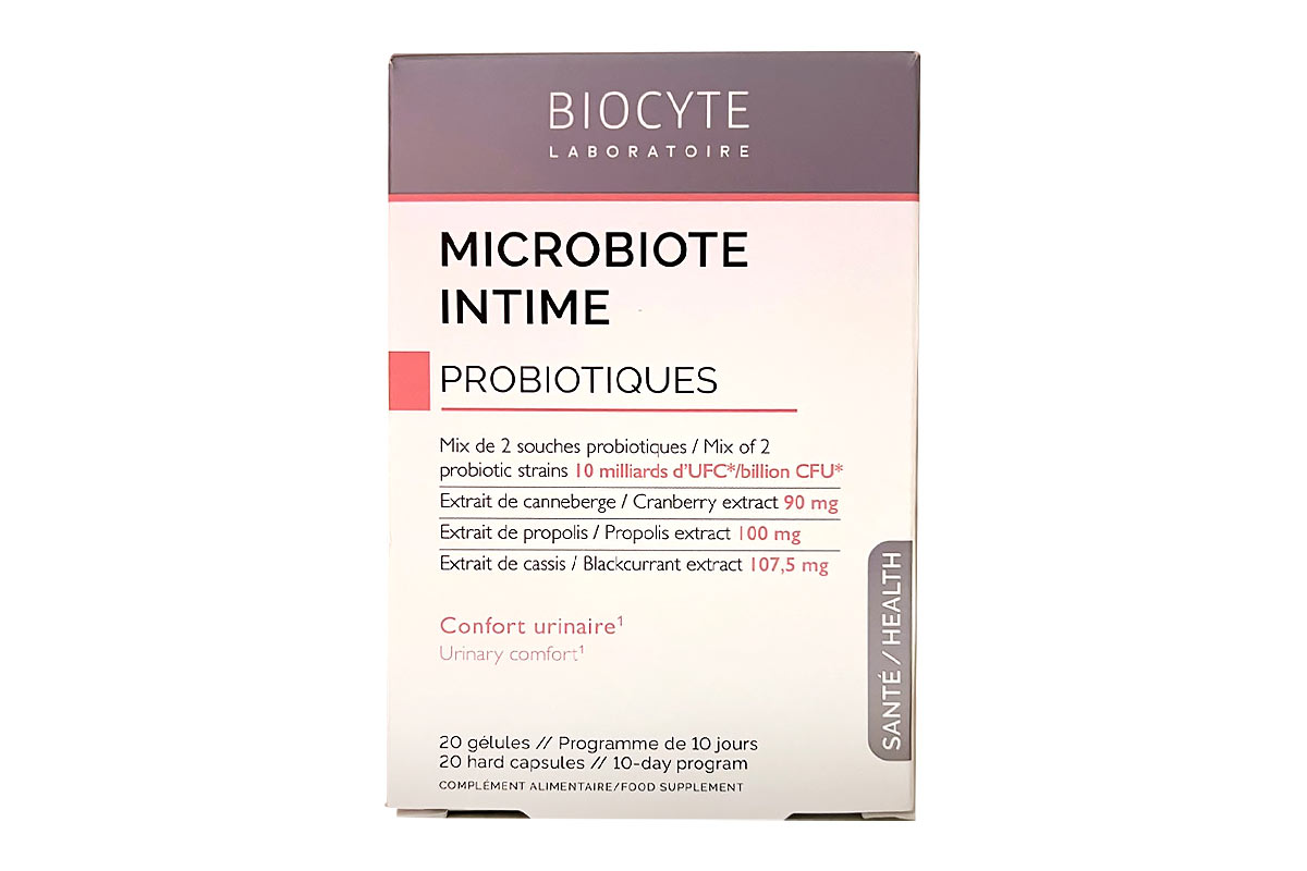 BIOCYTE MICROBIOTE INTIME 20 TABLETS - Life Care Apotek