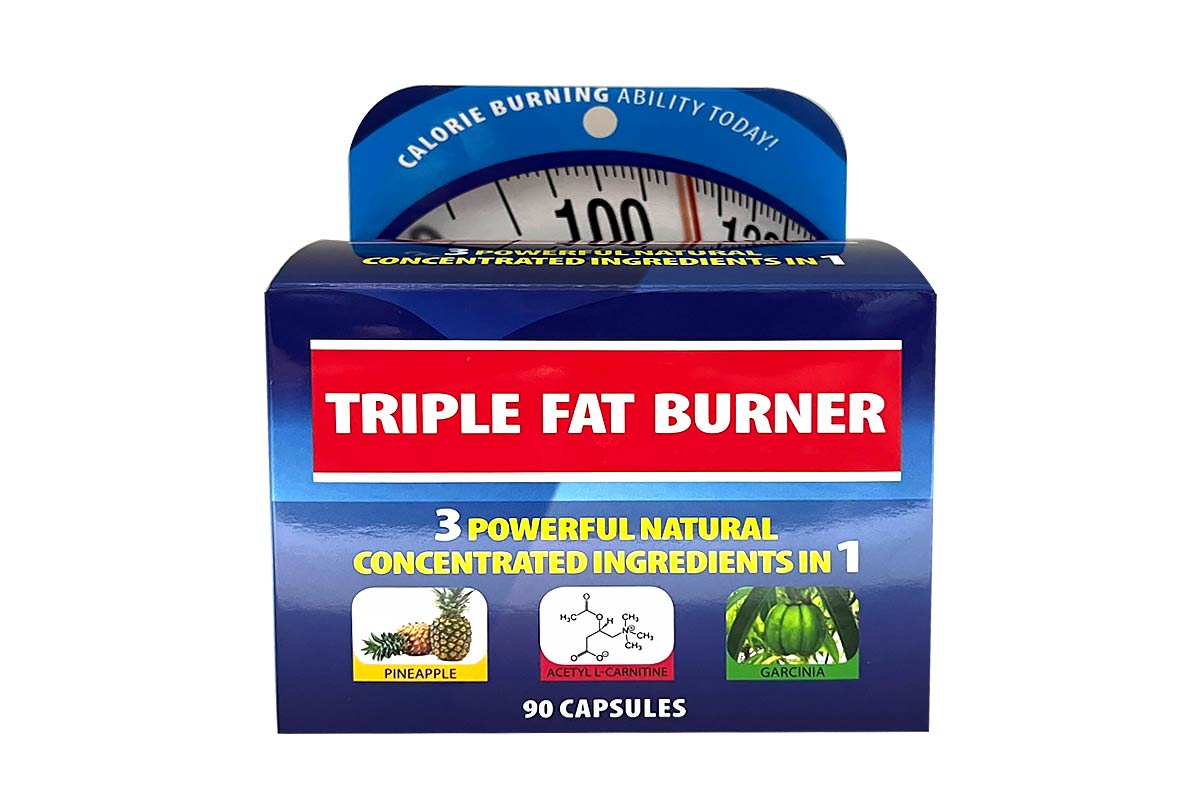 FIT4LIFE TRIPLE FAT BURNER 90 CAPSULES - Life Care Apotek