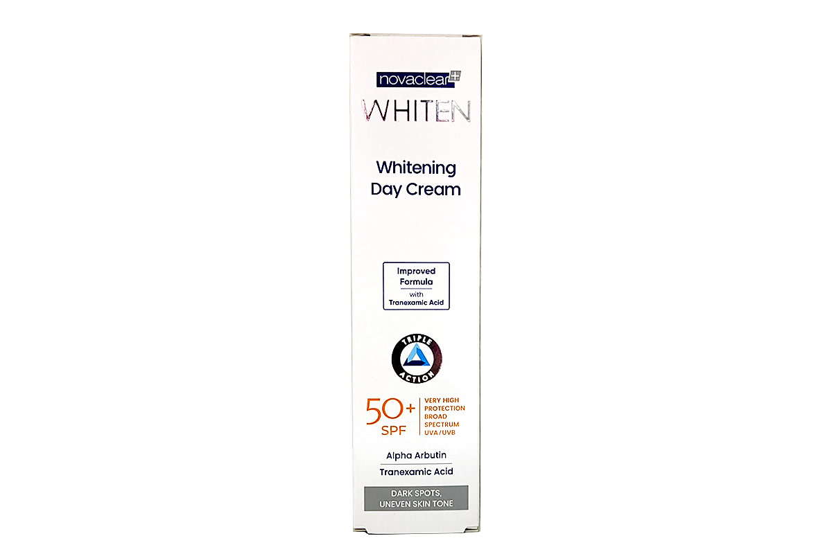 NOVACLEAR WHITEN WHITENING DAY CREAM SPF50 PLUS 50 ML - Life Care Apotek
