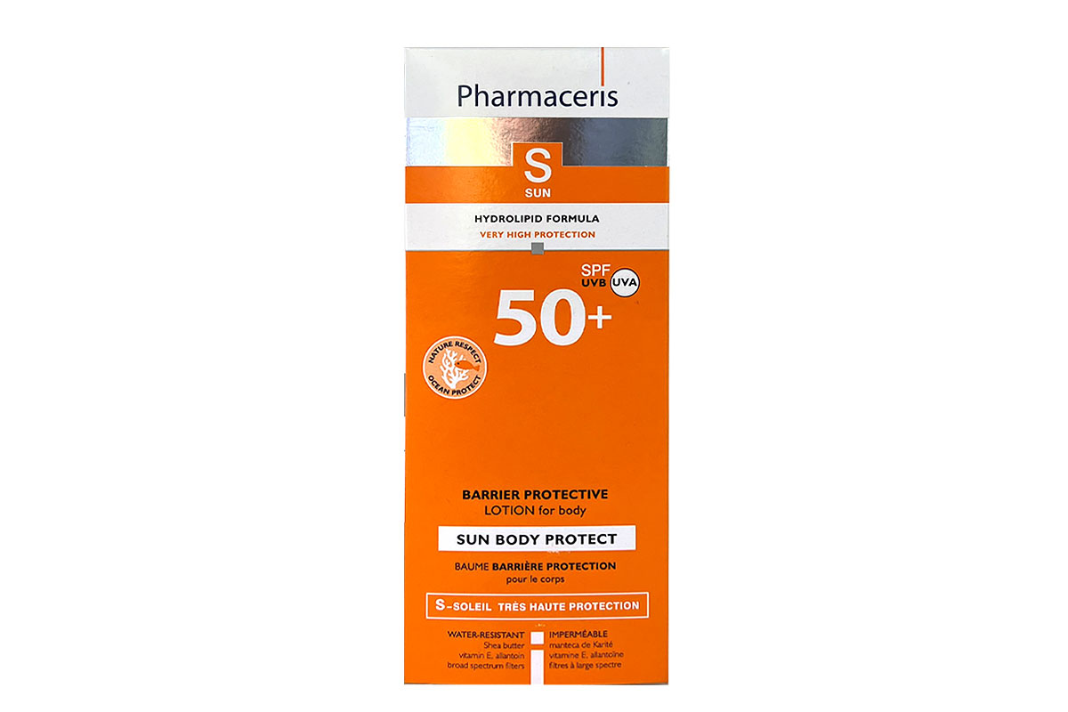 PHARMACERIS S SUN PROTECT SPF50 PLUS MOISTURIZING AND PROTECTIVE BODY LOTION 150 ML - Life Care Apotek