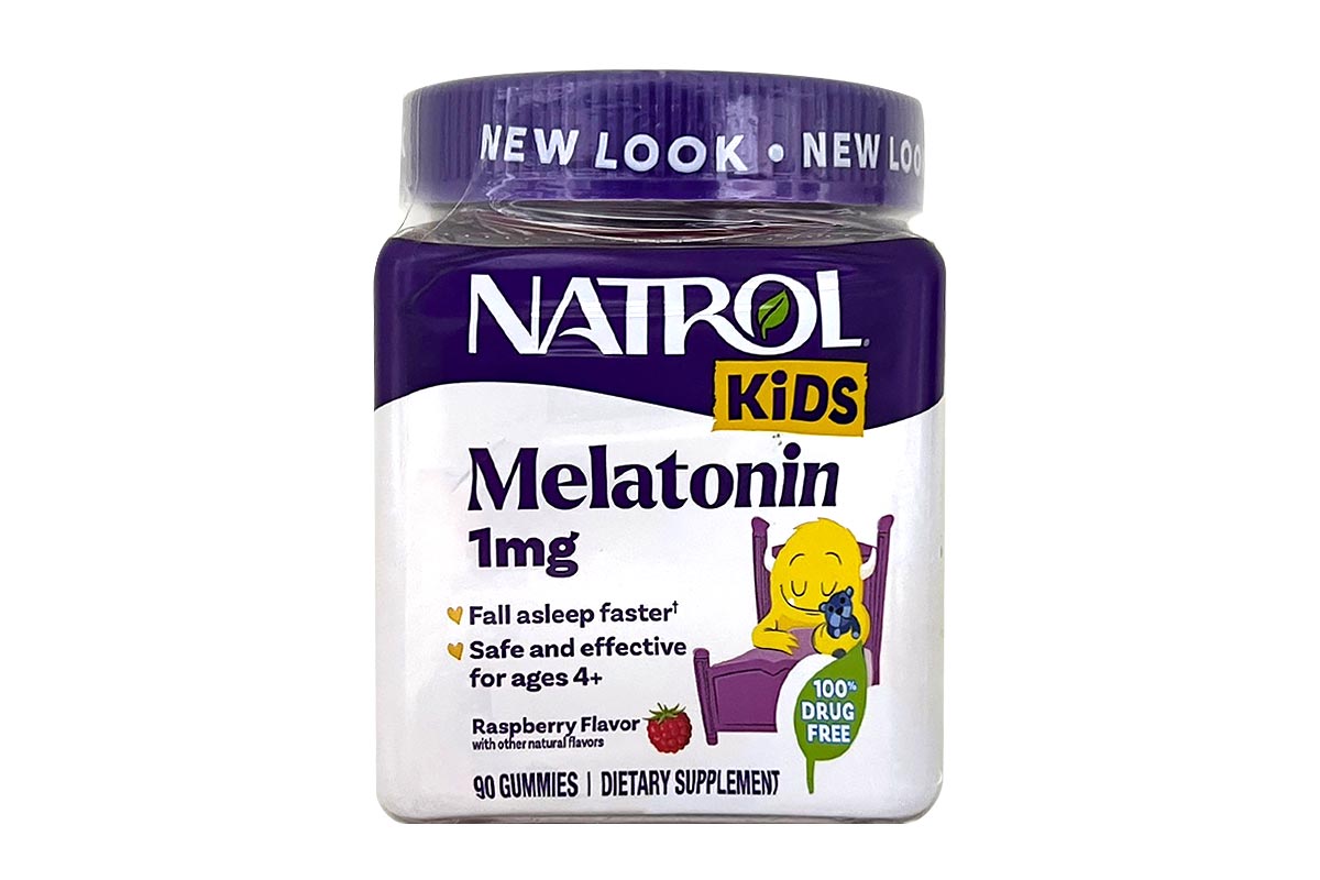 NATROL KIDS SLEEP MELATONIN 1MG RASPBERRY FLAVOR 90 GUMMIES - Life Care Apotek