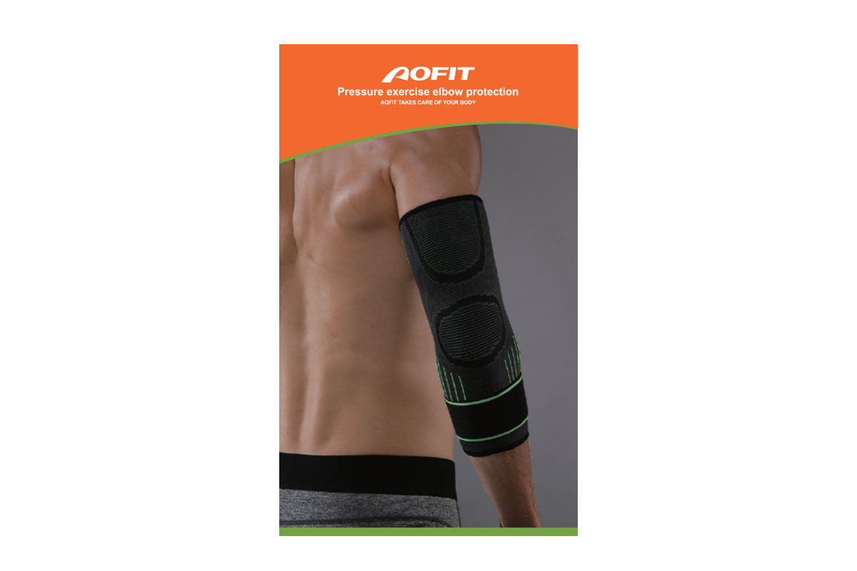 AOFIT PRESSURE EXERCISE ELBOW PROTECTION COLOR BLACK SIZE M 1 PCS - Life Care Apotek