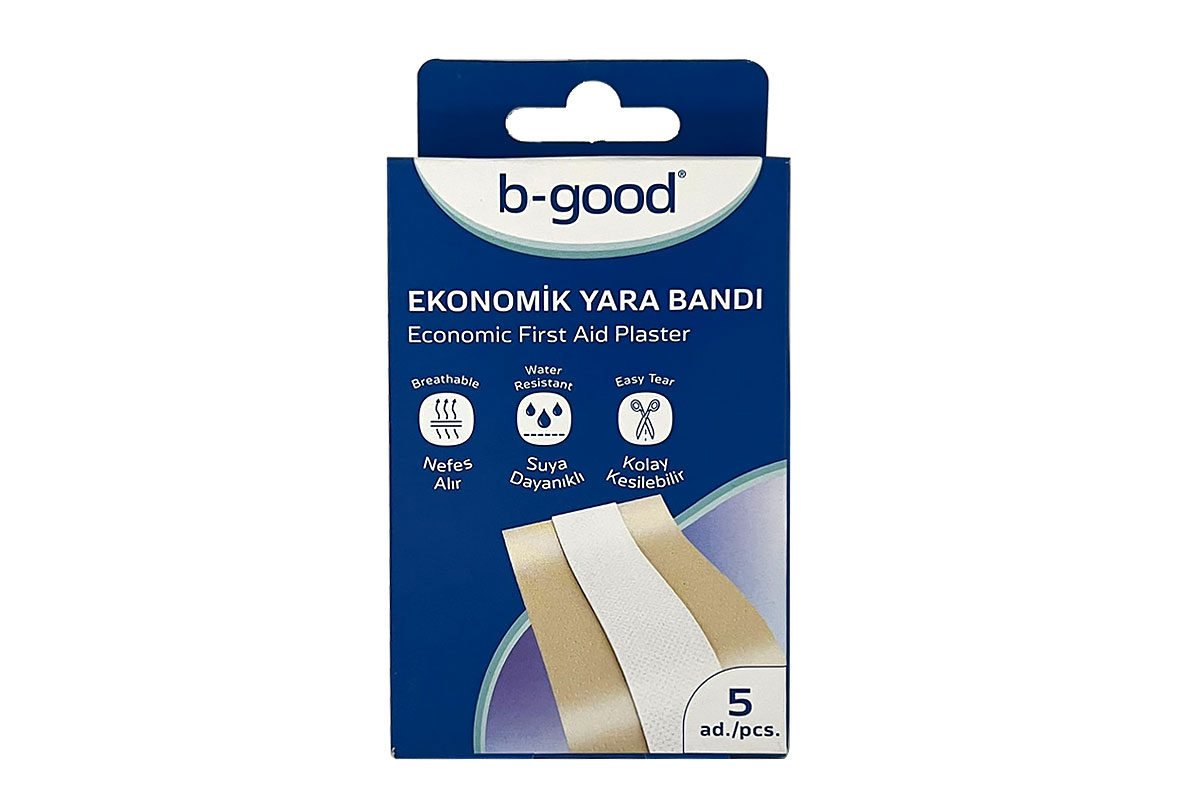 B GOOD ECONOMIC FIRST AID PLASTER 5 PCS - Life Care Apotek