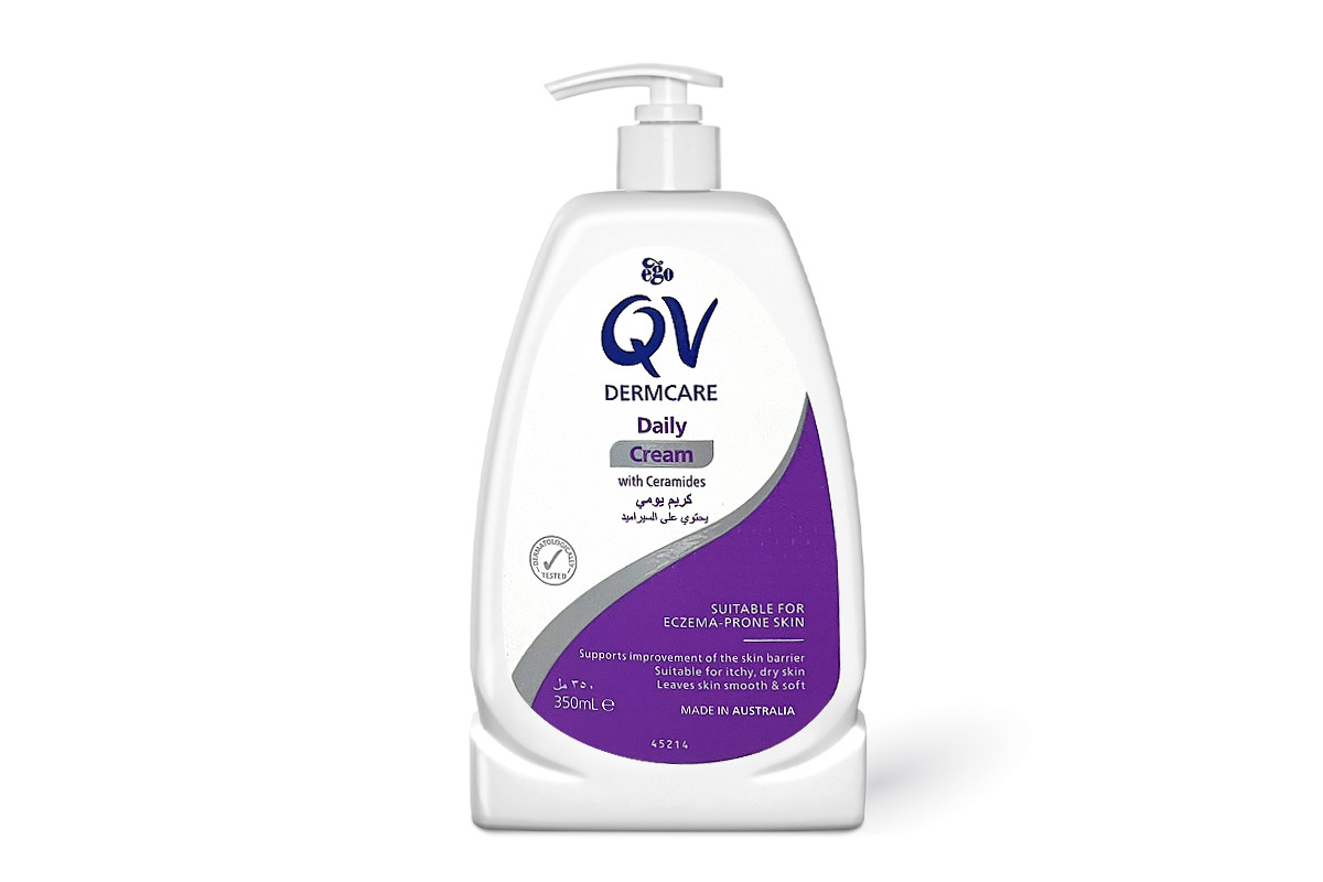 QV DERMCARE ECZEMA DAILY CREAM WITH CERAMIDES 350 ML - Life Care Apotek