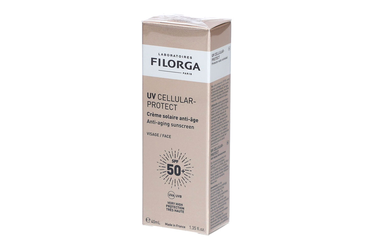 FILORGA UV CELLULAR PROTECT ANTI-AGING SUNSCREEN SPF 50 PLUS FACE CREAM 40 ML - Life Care Apotek