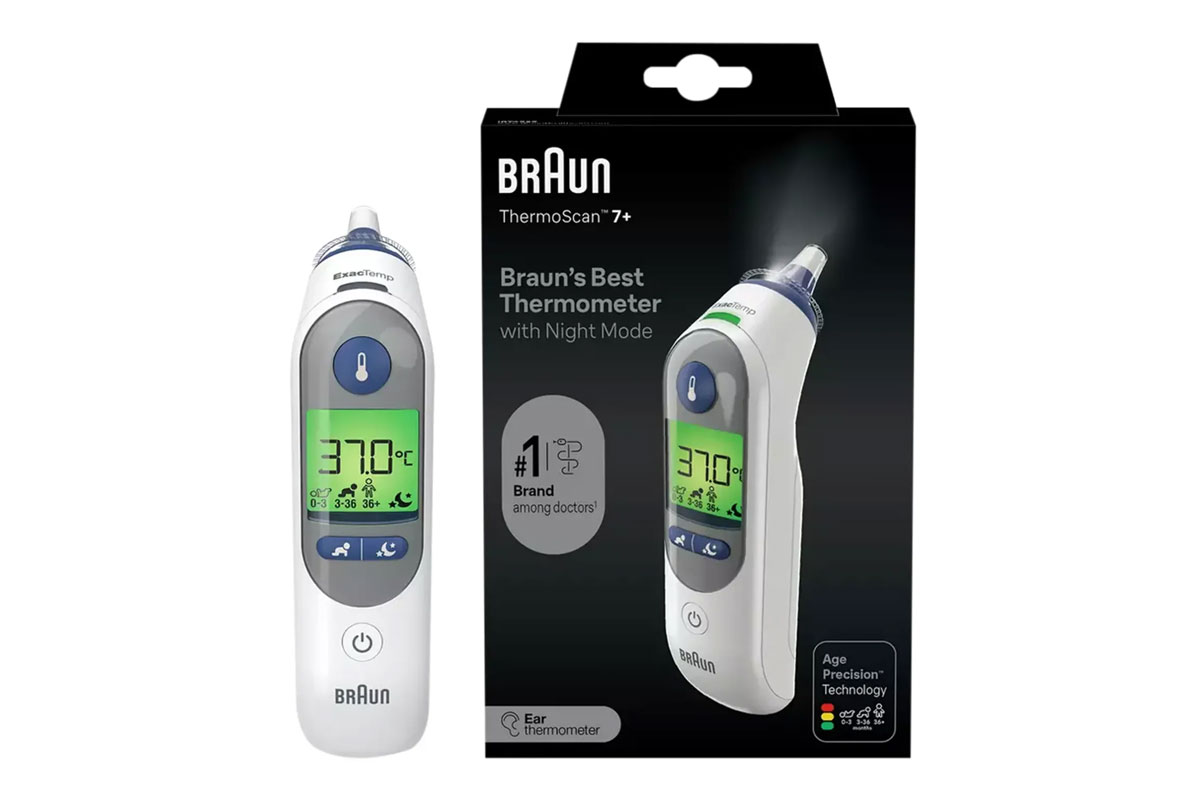 BRAUN THERMOMETRE SCAN IRT 6525 7 PLUS - Life Care Apotek