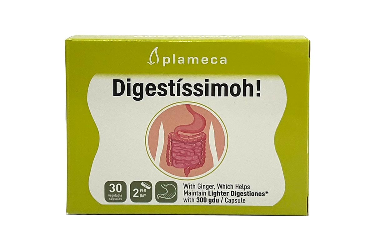 PLAMECA DIGESTISSIMOH 30 VEGETABLE CAPSULES - Life Care Apotek