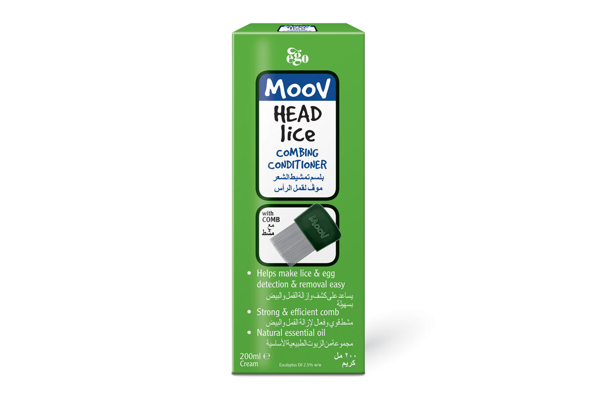 MOOV HEAD LICE COMBING CONDITIONER WITH COMB 200 ML - Life Care Apotek