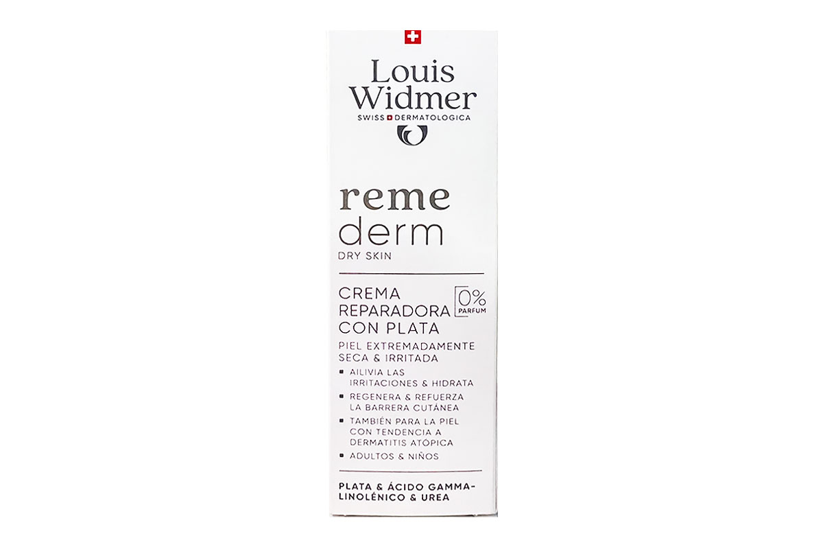 LOUIS WIDMER REMEDERM DRY SKIN CREAM ARGENT 0% PARFUM 75 ML - Life Care Apotek