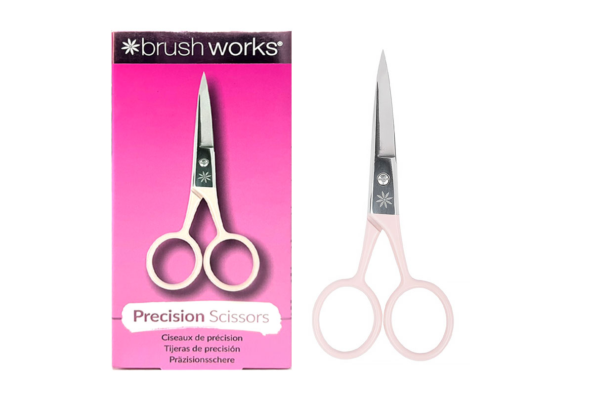 BRUSH WORKS PRECISION SCISSORS - Life Care Apotek
