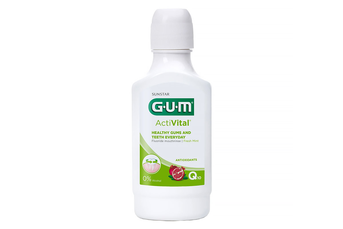 GUM ACTIVITAL FLUORIDE MOUTHRINSE 300 ML 6061 - Life Care Apotek
